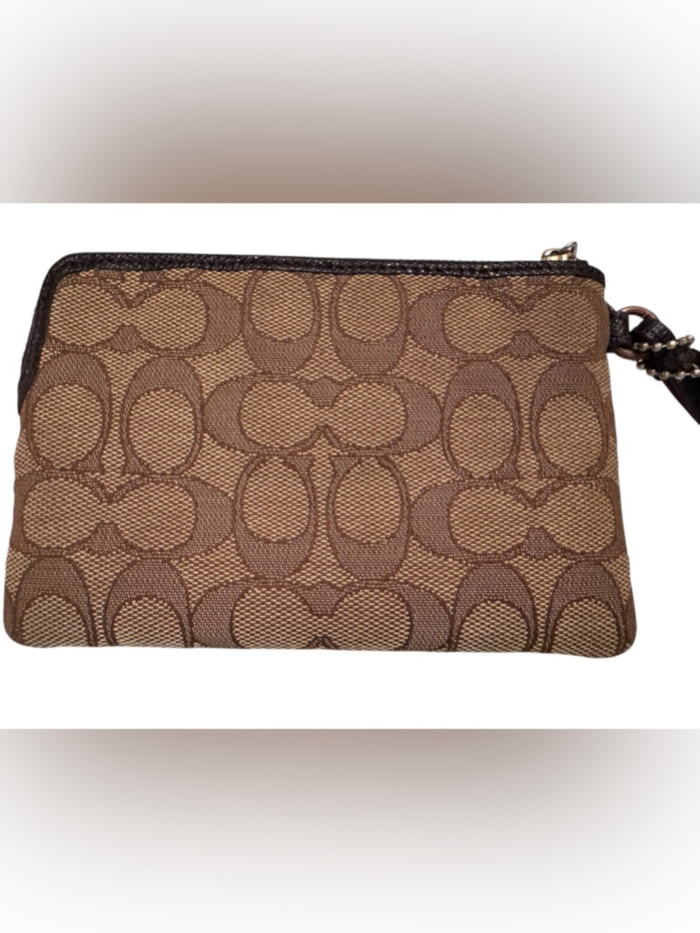 Coach Corner Zip Wristlet - Picture 3 of 13